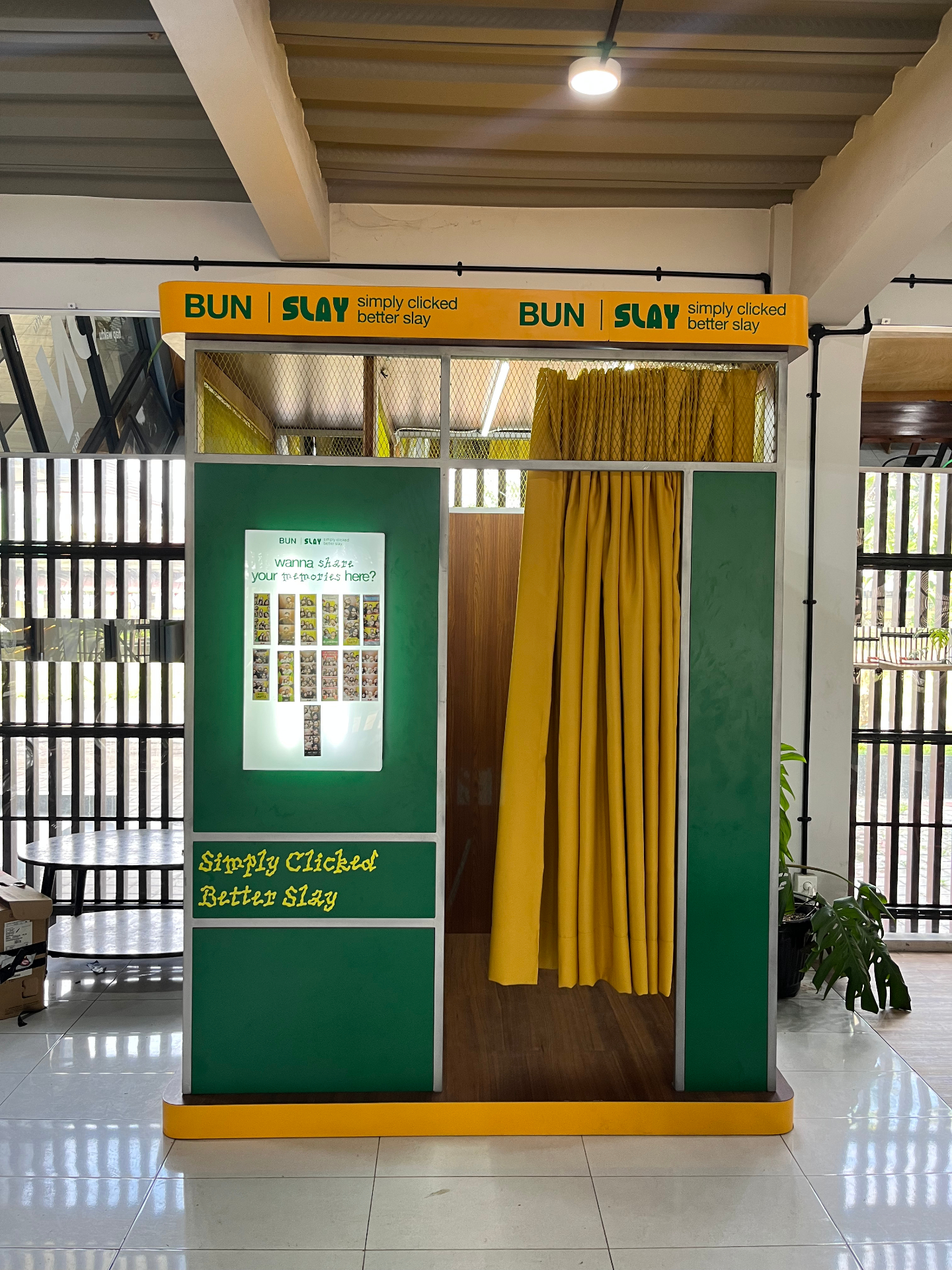 Hasil akhir project photo booth custom siap digunakan